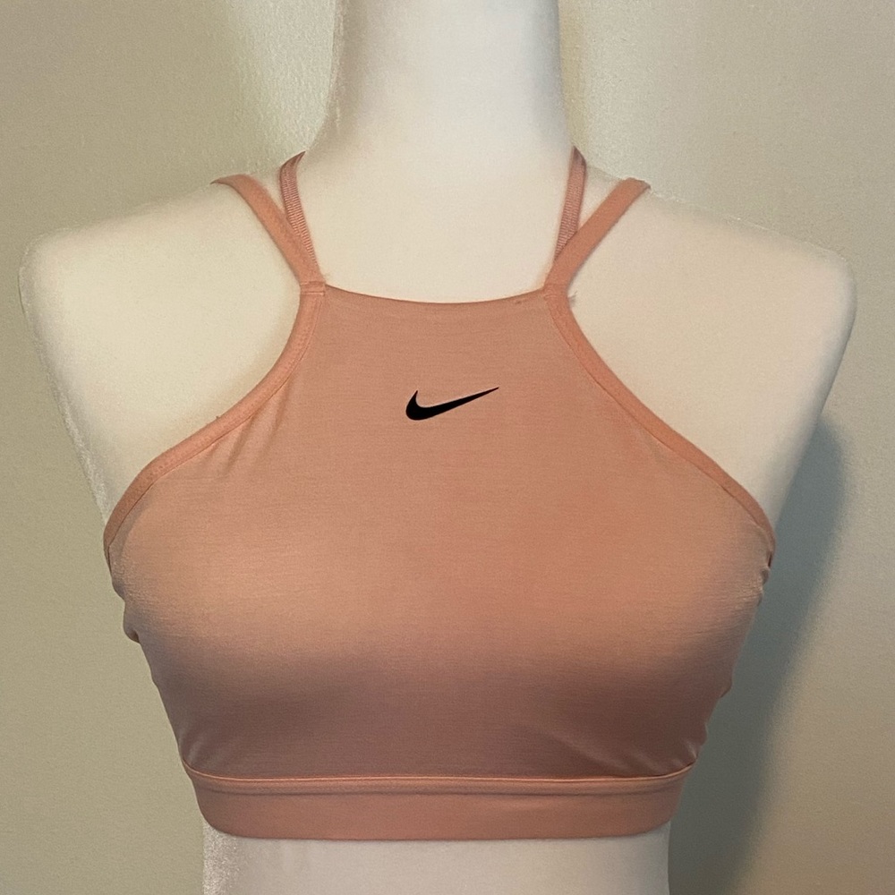 Nike dri fit high neck sports bra
